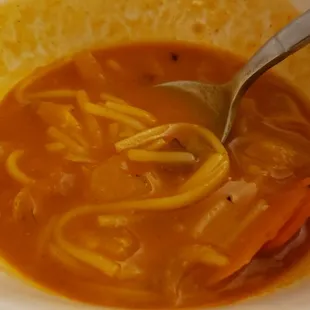 Veg thukpa ($14.25), vegan by default. Not savory enough. Soup was too thick.