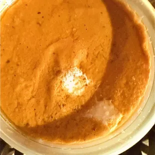 Butter Chicken, I should of stirred it before I took  the picture. Yummy