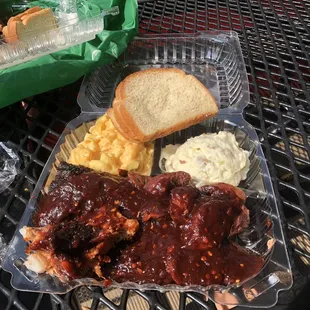 Ribs and links, hot hot hot!