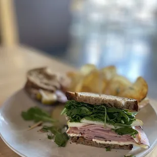 Ham and Brie sandwich