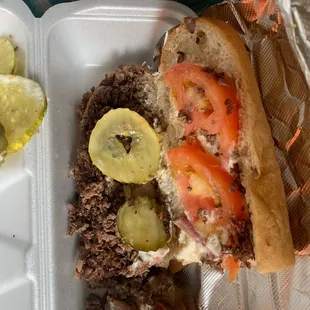 Steak and cheese sub