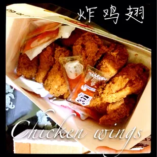 chicken wings in a bag