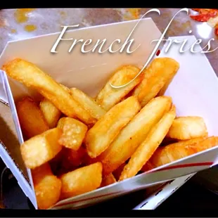 french fries in a box