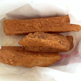 jojo's potato wedges. (four piece.)