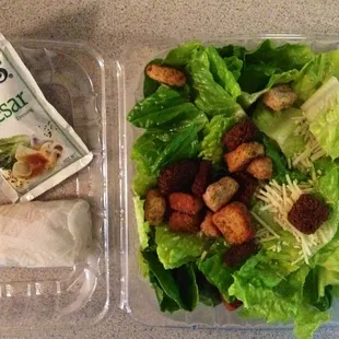 ceasar salad + pita