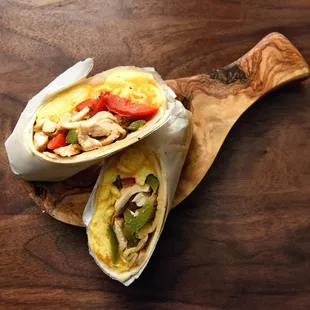 House Prepared Fresh Breakfast Burrito