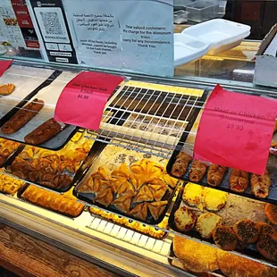 a variety of baked goods