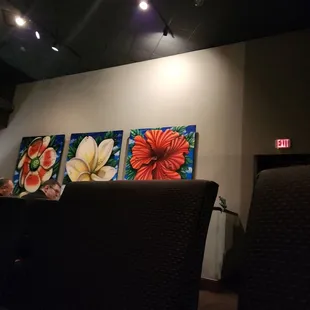 interior, sushi and sashimi