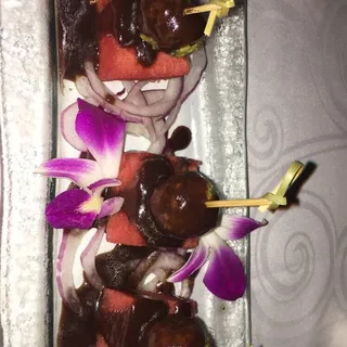 Watermelon & Pistachio-crusted Goat Cheese