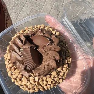 dessert, food