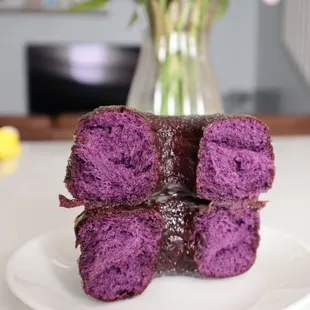 Purple Glazed Ube @tiffhuangry