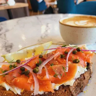 Smoked Salmon Toast