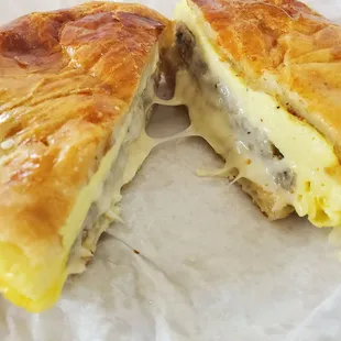 Sausage and egg croissant (#6)