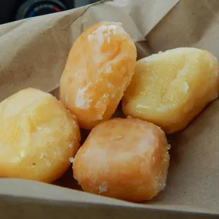 Glazed donut holes.