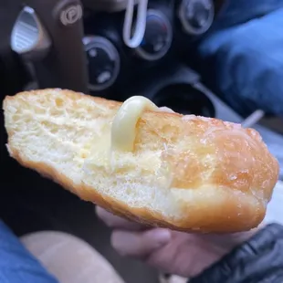 Custard filled