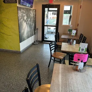 Area was clean and they have seating if you want to eat inside