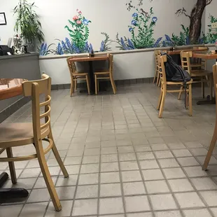 tables and chairs