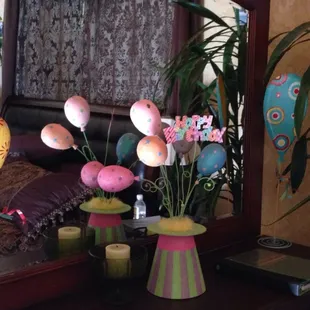 Eddie even decorated our room for my birthday!