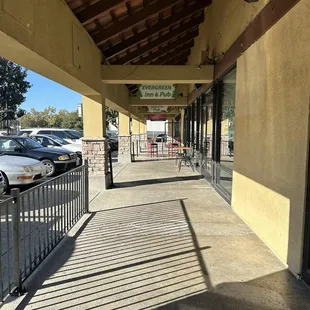 Outside