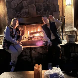 Complimentary s'mores