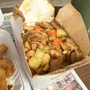 Chicken king pao - taste better than it looks