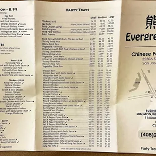 1/9/2022 menu