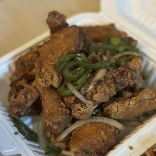 Salt and Pepper Chicken Wings