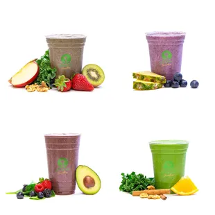 Healthy concept of smoothies.