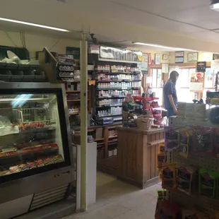 Register and mini deli counter