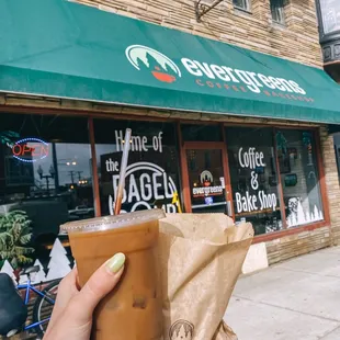 Raspberry mocha iced Latte