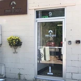 Parking lot entrance(be careful of step up)