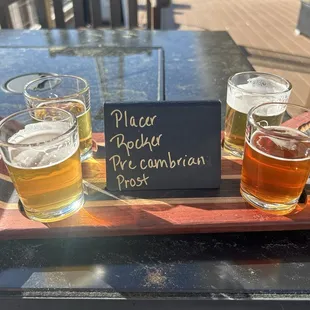Beer flight