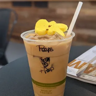 Peeps latte