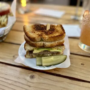 Patty Melt w/ Avocado