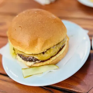 Single Burger so good!!