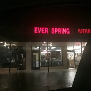 a neon sign