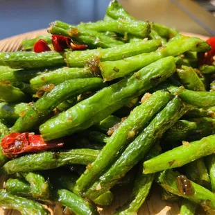 Stir fried string beans