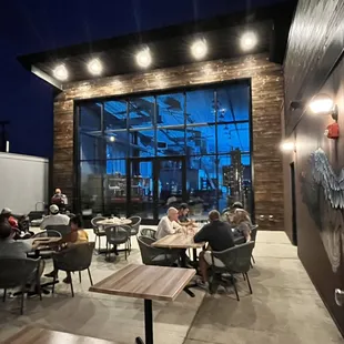 Everwild Courtyard seating and live entertainment