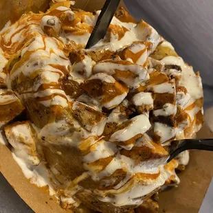 Buffalo Chicken Ranch Baked Potato