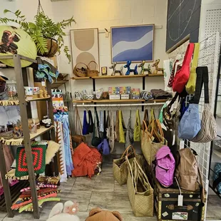 Bags and other merchandise...