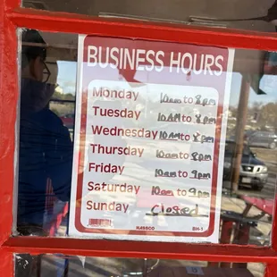 Hours of service