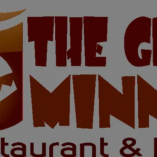 the logo for the grumpy minnow restaurant and pub