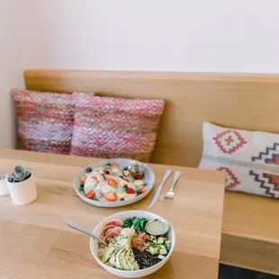 Macro Bowl and Ricotta Hotcakes