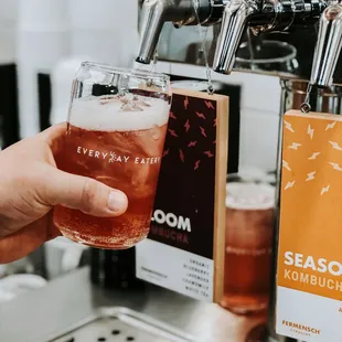 Kombucha on tap
