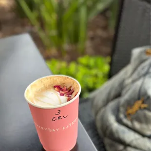 Cardamon Rose Latte, absolutely delicious!