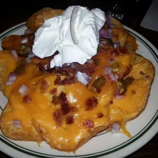 Love the Irish nachos!  The home-made chips are just perfect!