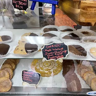 a variety of pastries