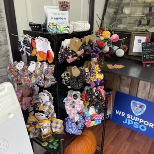 a display of items for sale