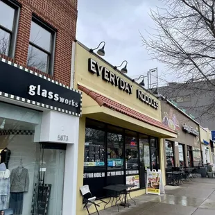 Exterior on a rare grey day in Pittsburgh