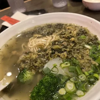 28. Pickled Mustard Green with Pork Noodle Soup